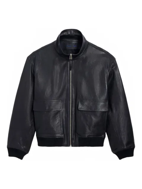 Proenza Schouler Sterling zip leather bomber jacket