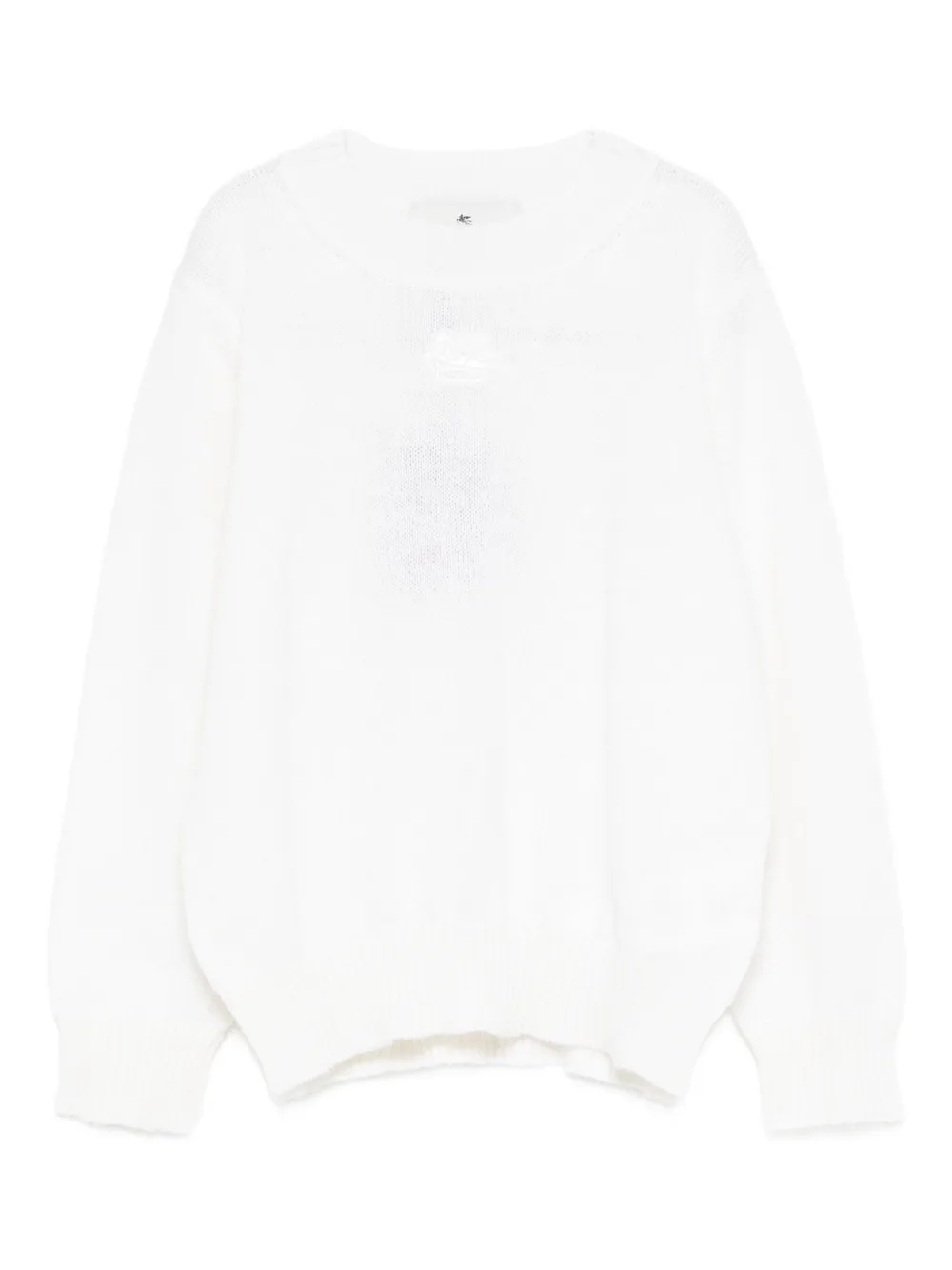 Etro Round-neck Sweater In White