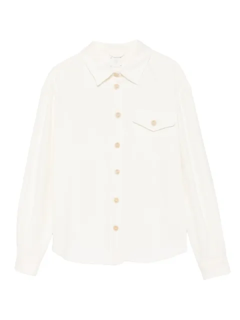 Eleventy Kids chest-pocket buttoned shirt