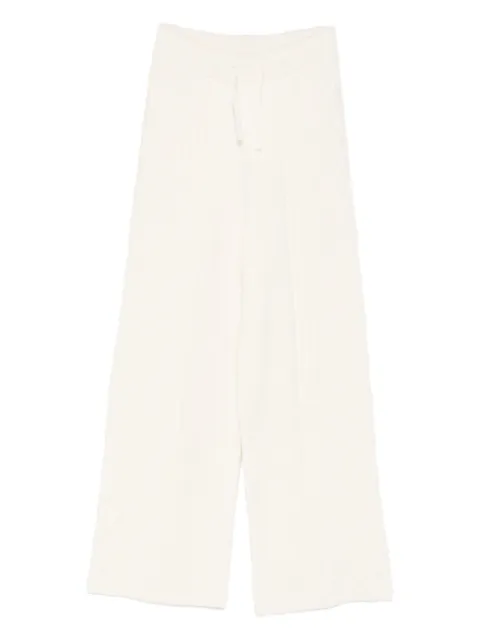 Eleventy Kids cable-knit wool trousers