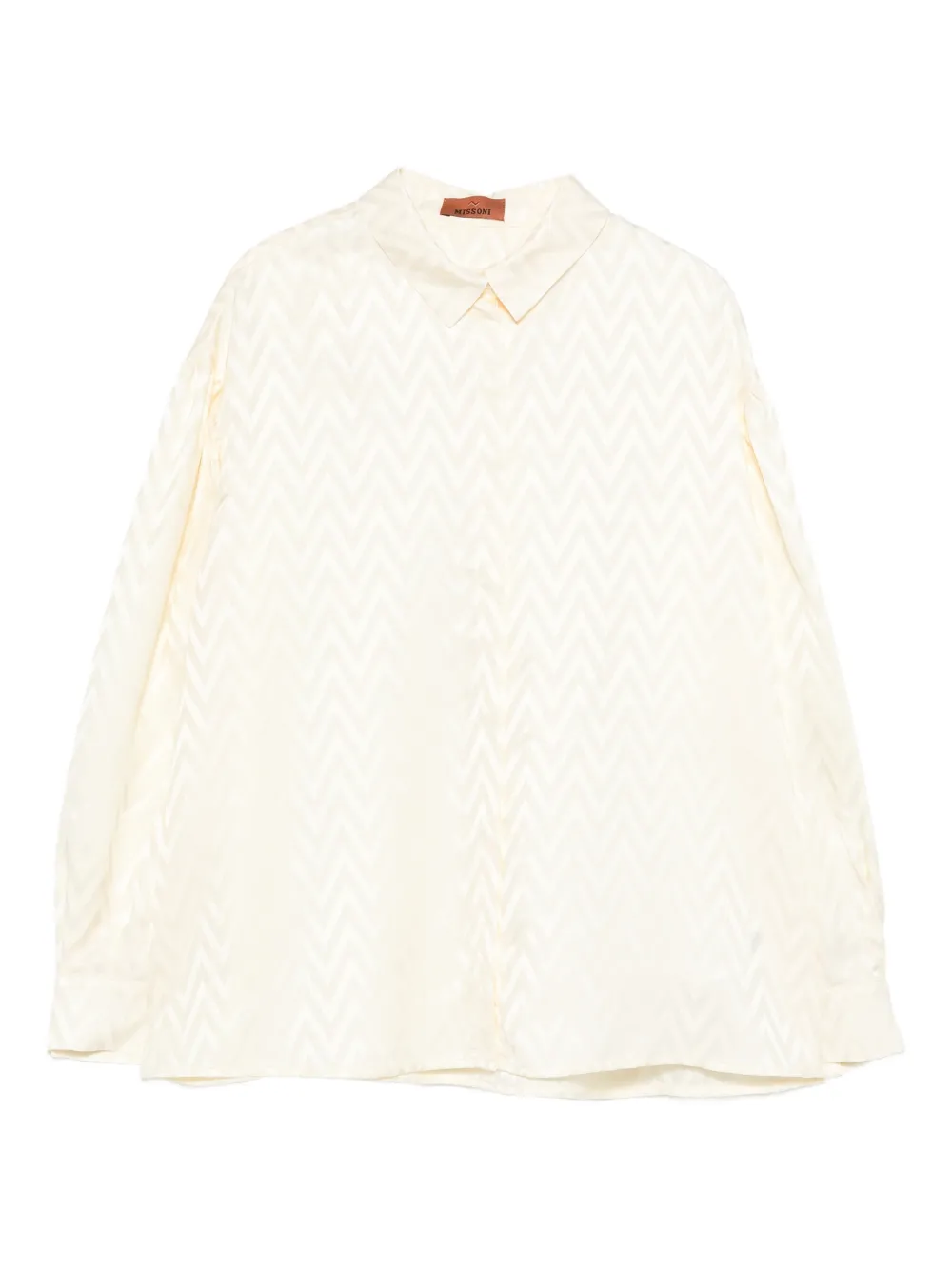 Missoni Chevron Shirt In Yellow