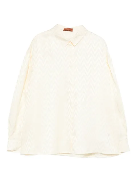 Missoni Kids camisa con motivo chevron