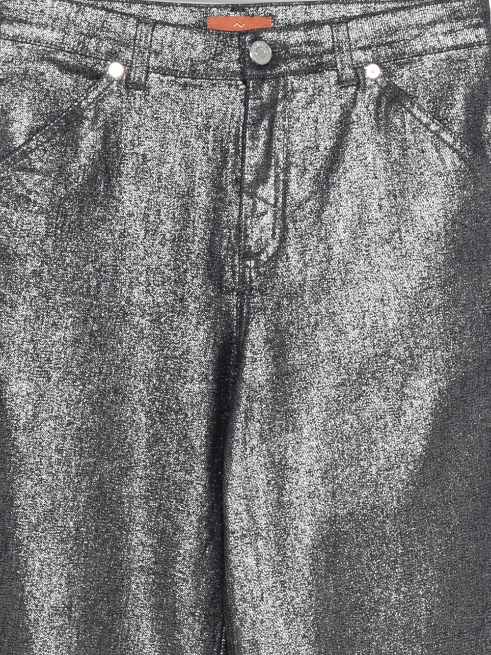 Missoni Metallic-effect Jeans In Gray