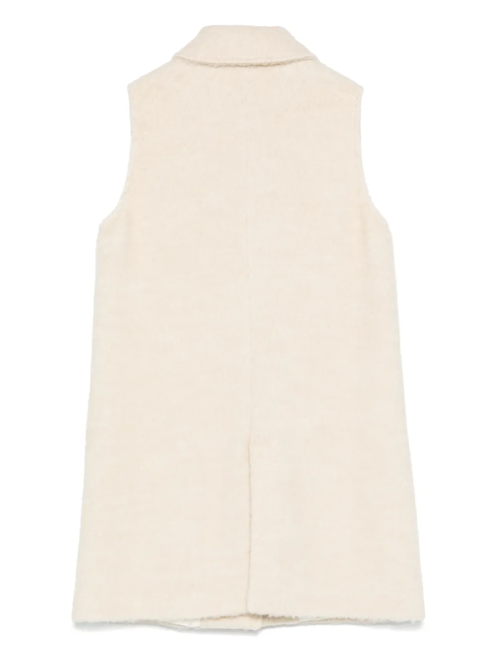 Fay Hook-fastening Gilet In White