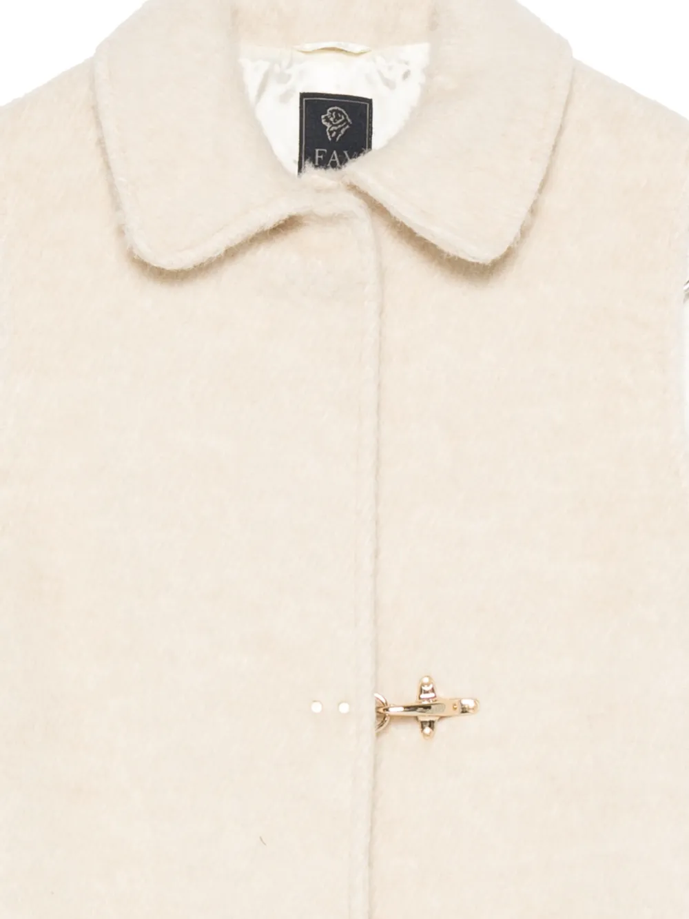 Fay Hook-fastening Gilet In White