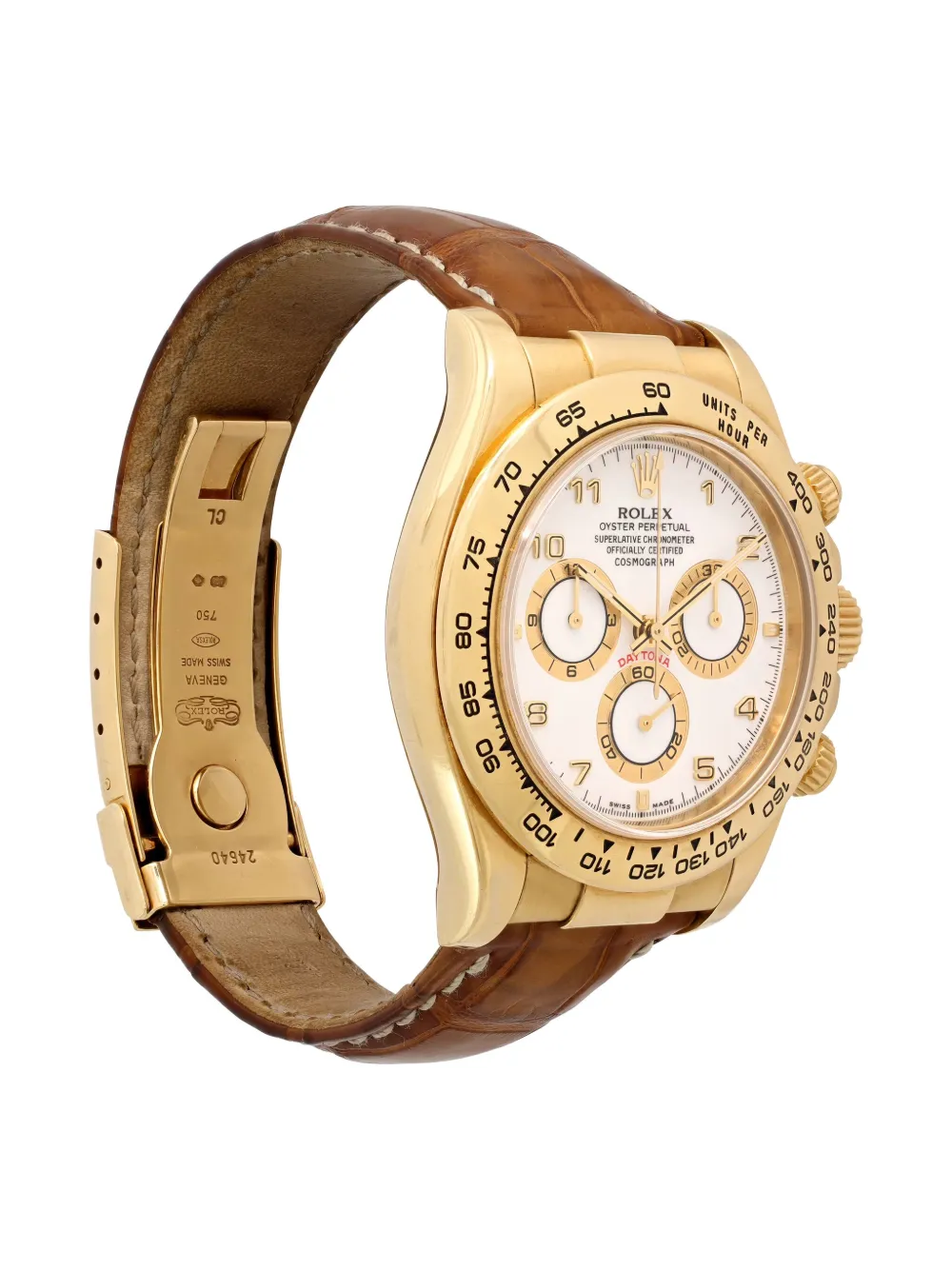 Pre-owned Rolex Daytona 40mm In White