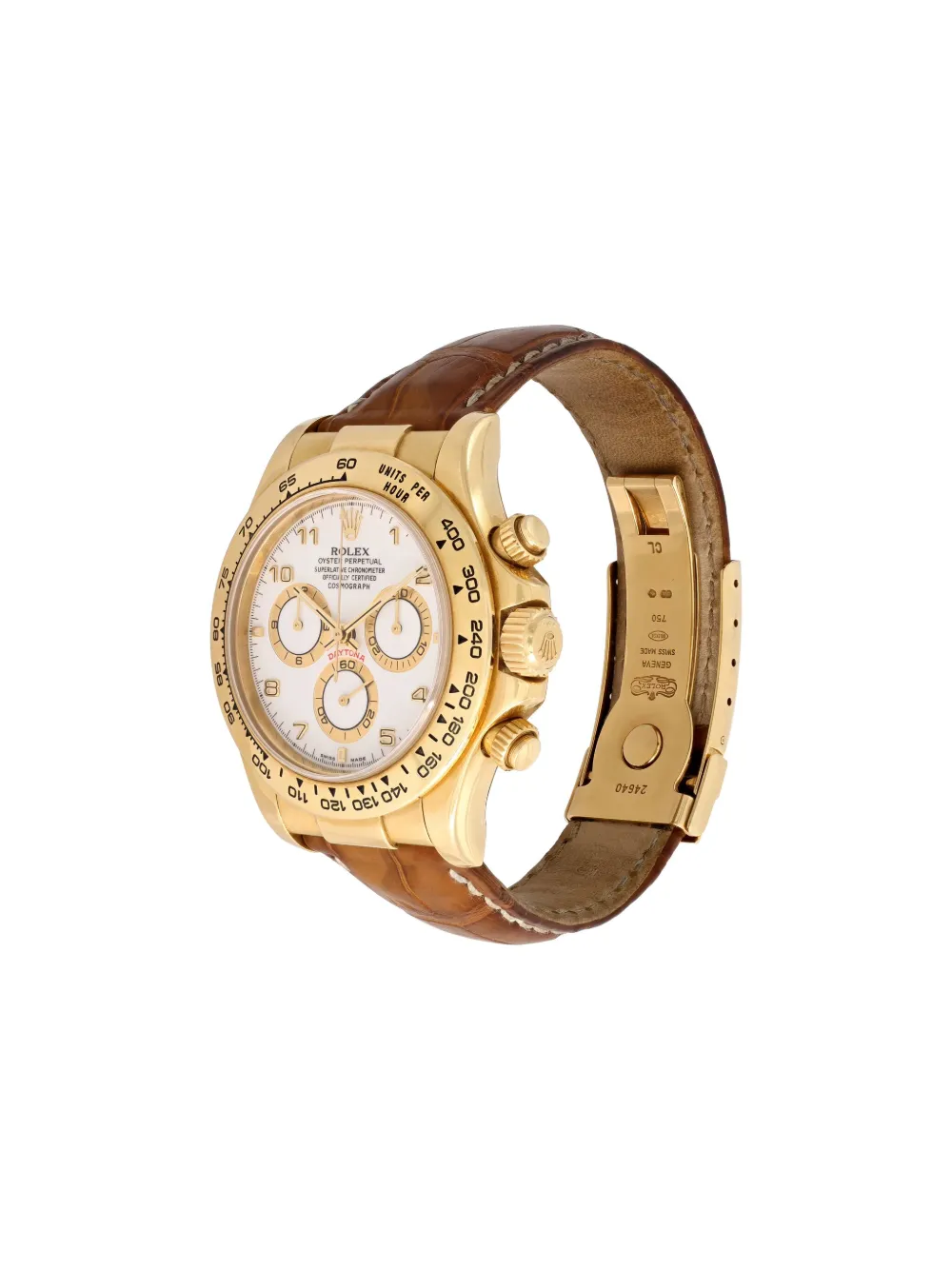Pre-owned Rolex Daytona 40mm In White