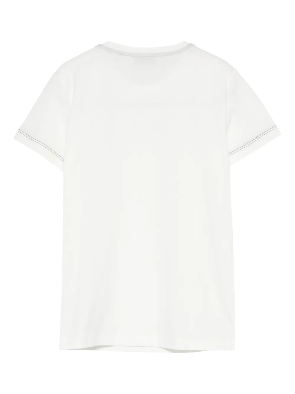 Missoni Kids sequin-logo T-shirt Beige