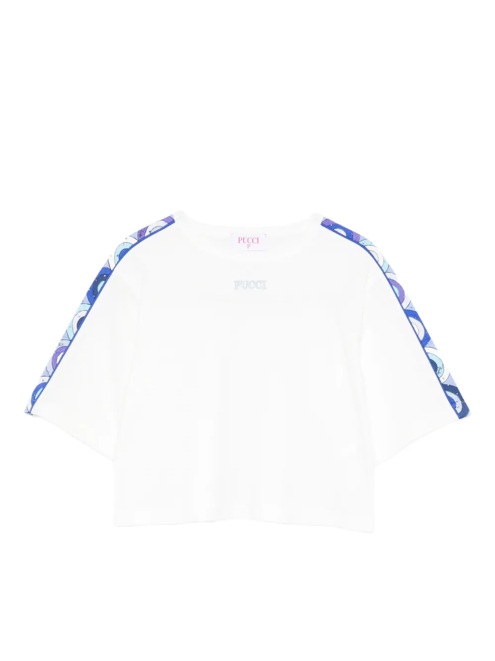 PUCCI Junior stripe T-shirt | Weiß | Image 1
