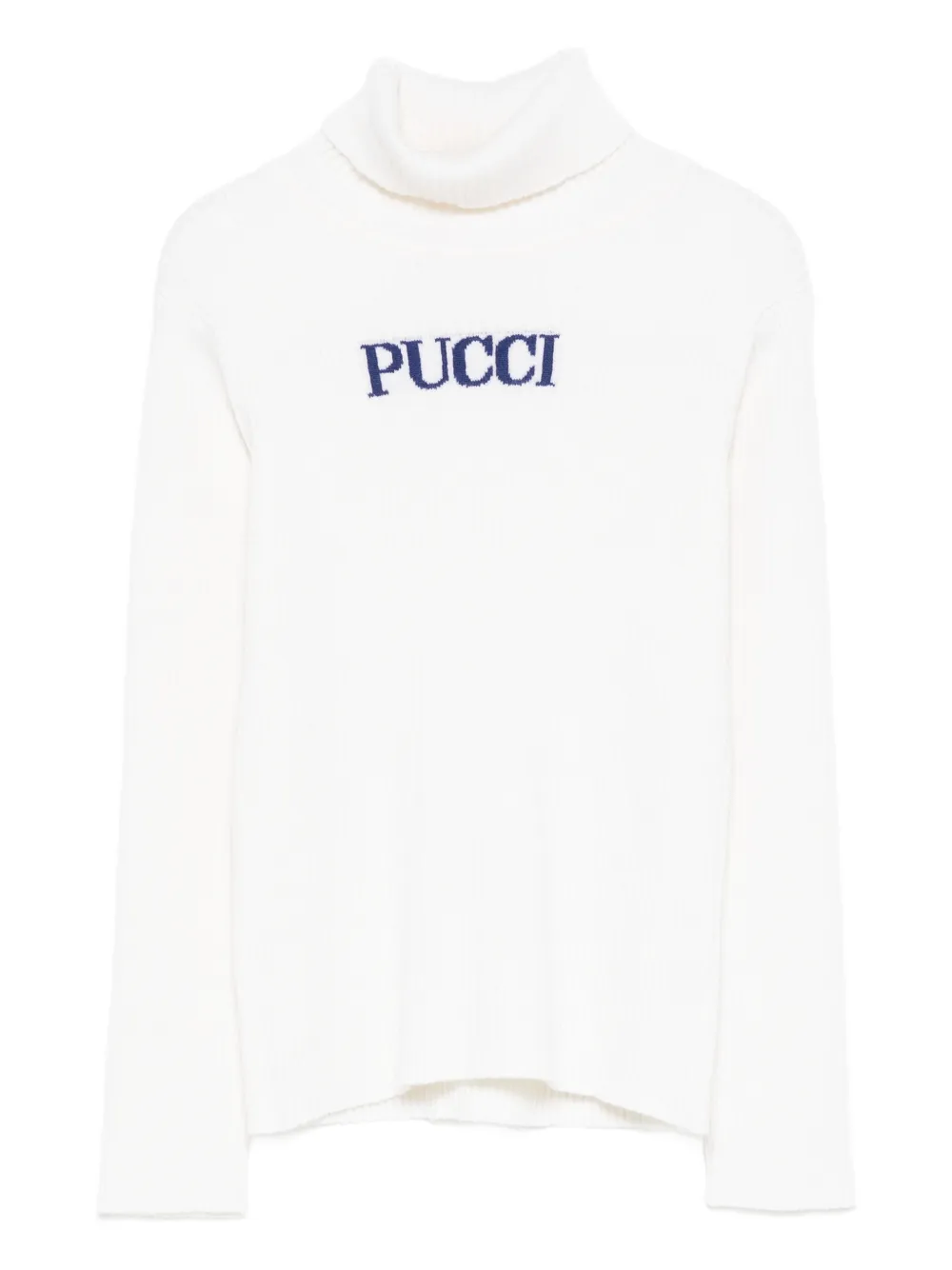 PUCCI Junior logo turtleneck sweater | Neutrals | Image 1