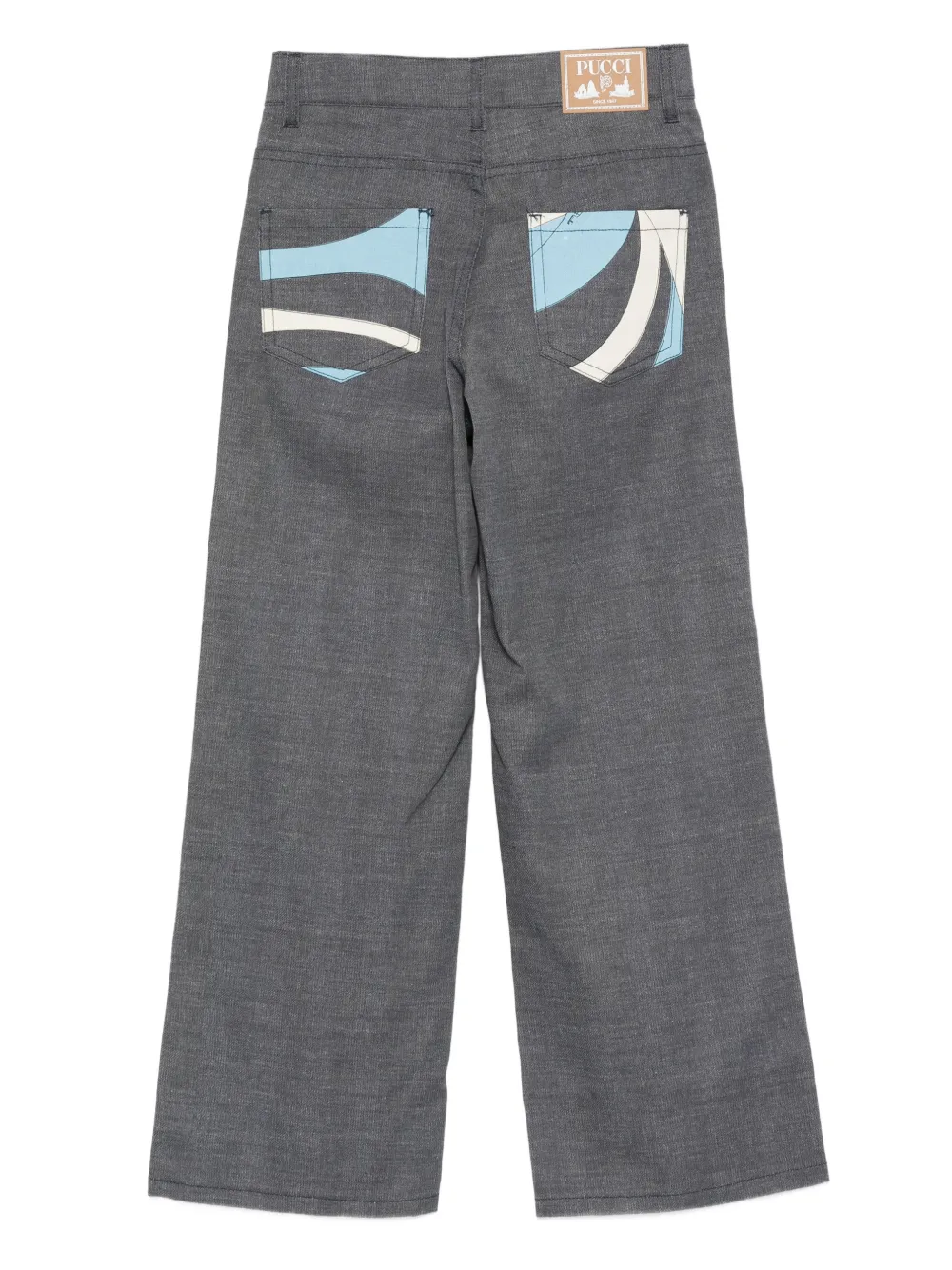 PUCCI Junior printed trousers | Girls Casual Trousers | Image 2