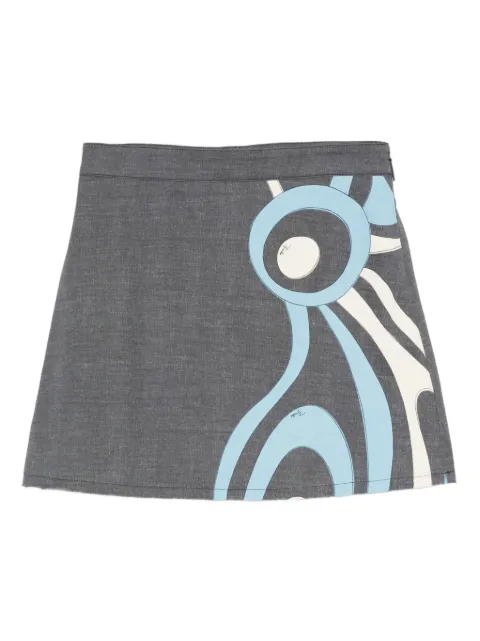 PUCCI Junior graphic-print skirt