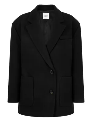 The Frankie Shop Bea オーバーサイズ シングルジャケット | ブラック