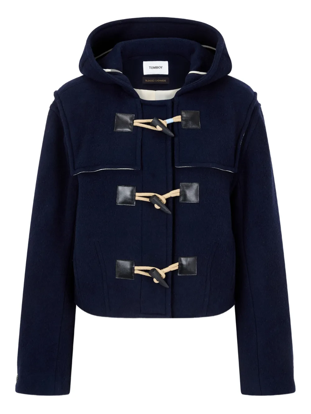 STUDIO TOMBOY hooded toggle jacket - Blu