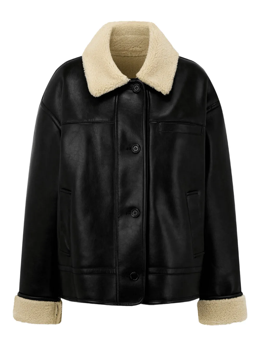 STUDIO TOMBOY chamarra con cuello | negro | Image 1