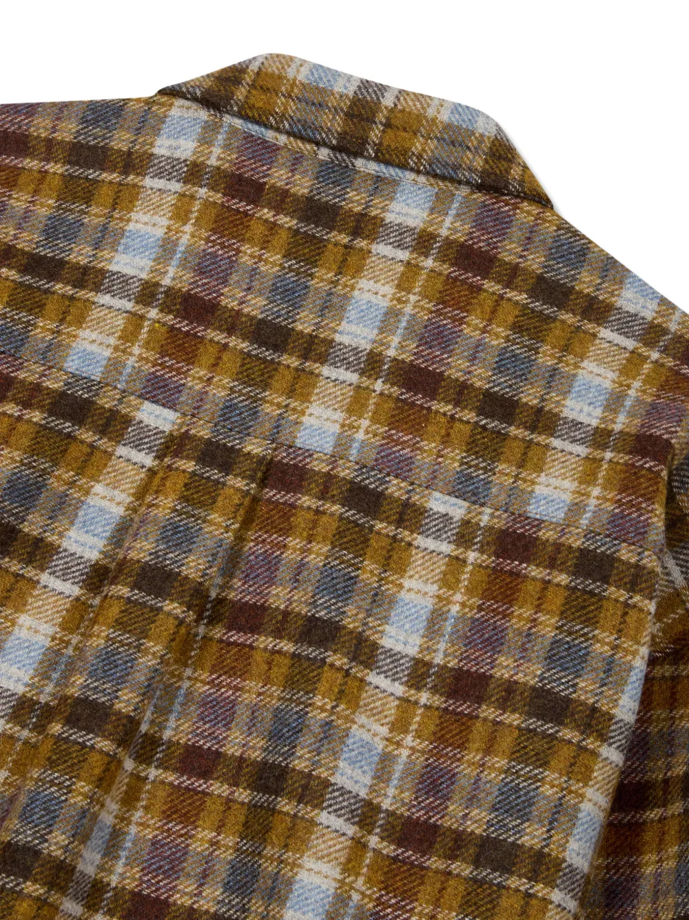 Studio Tomboy Checkered Wool Shirt In Multi