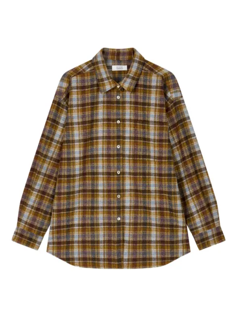 TOMBOY checkered wool shirt