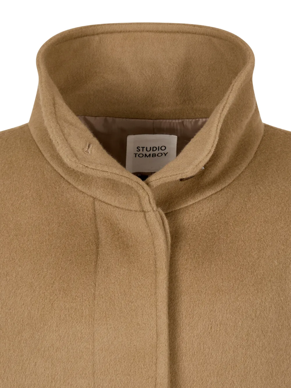 TOMBOY Jas met ceintuur Beige