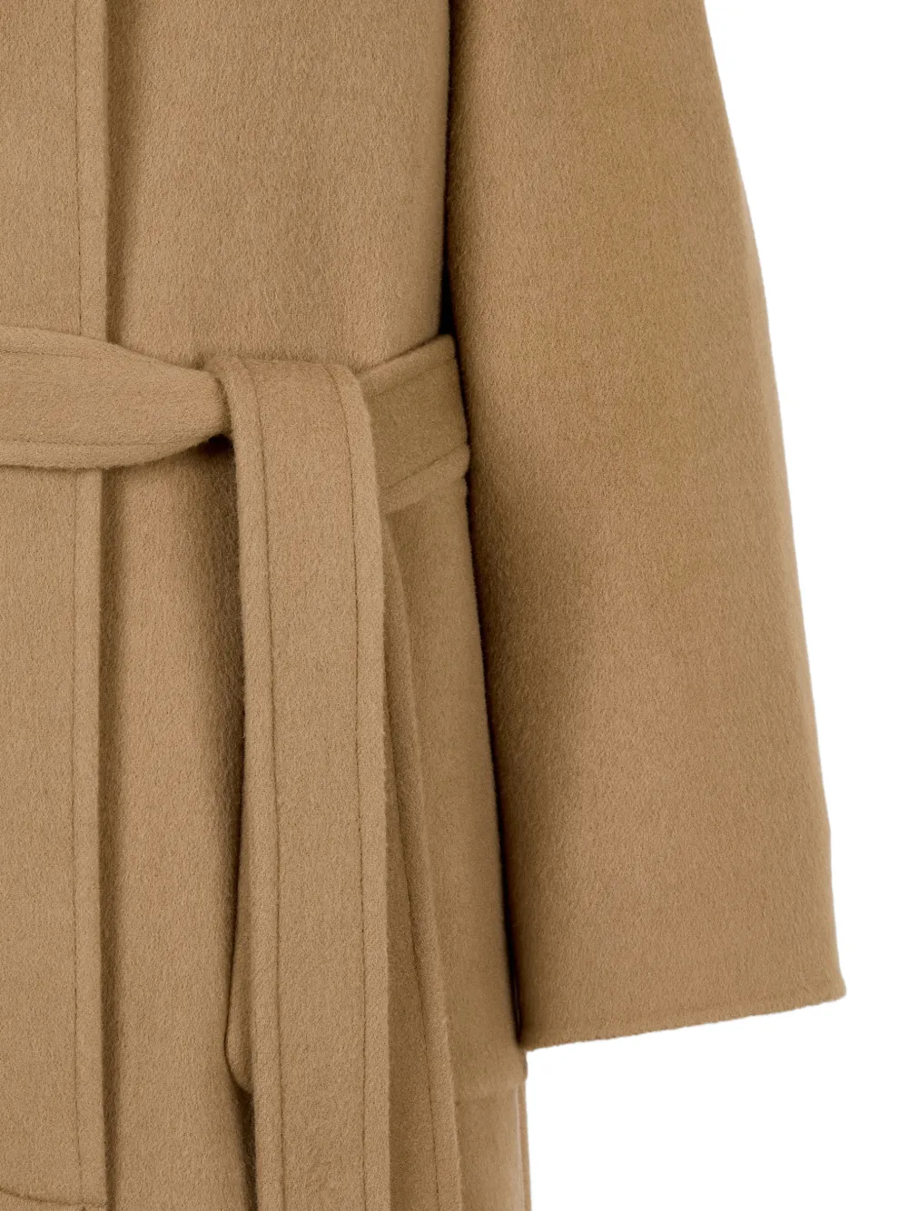 TOMBOY Jas met ceintuur Beige