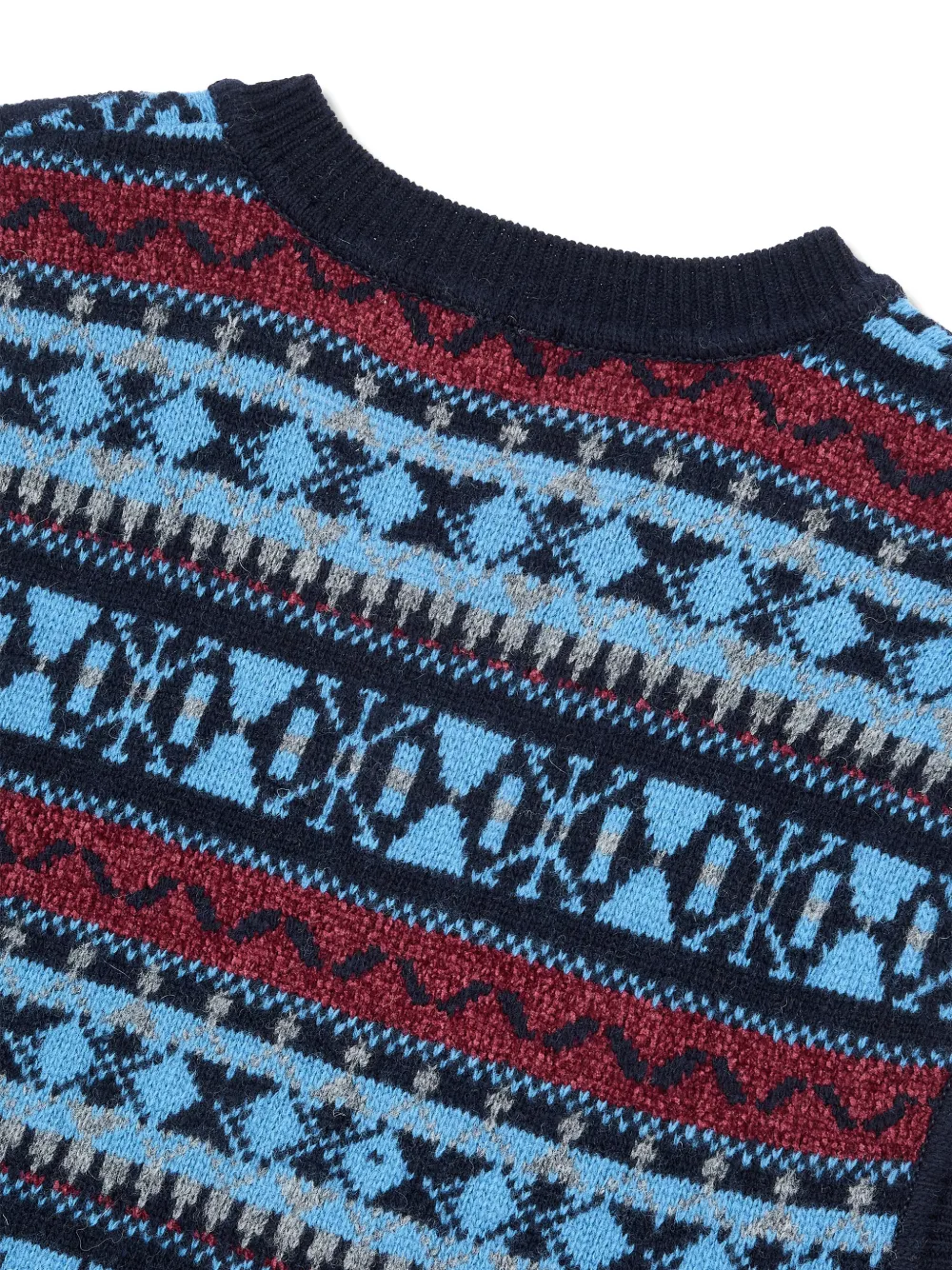 TOMBOY Overhemd met V-hals Blauw
