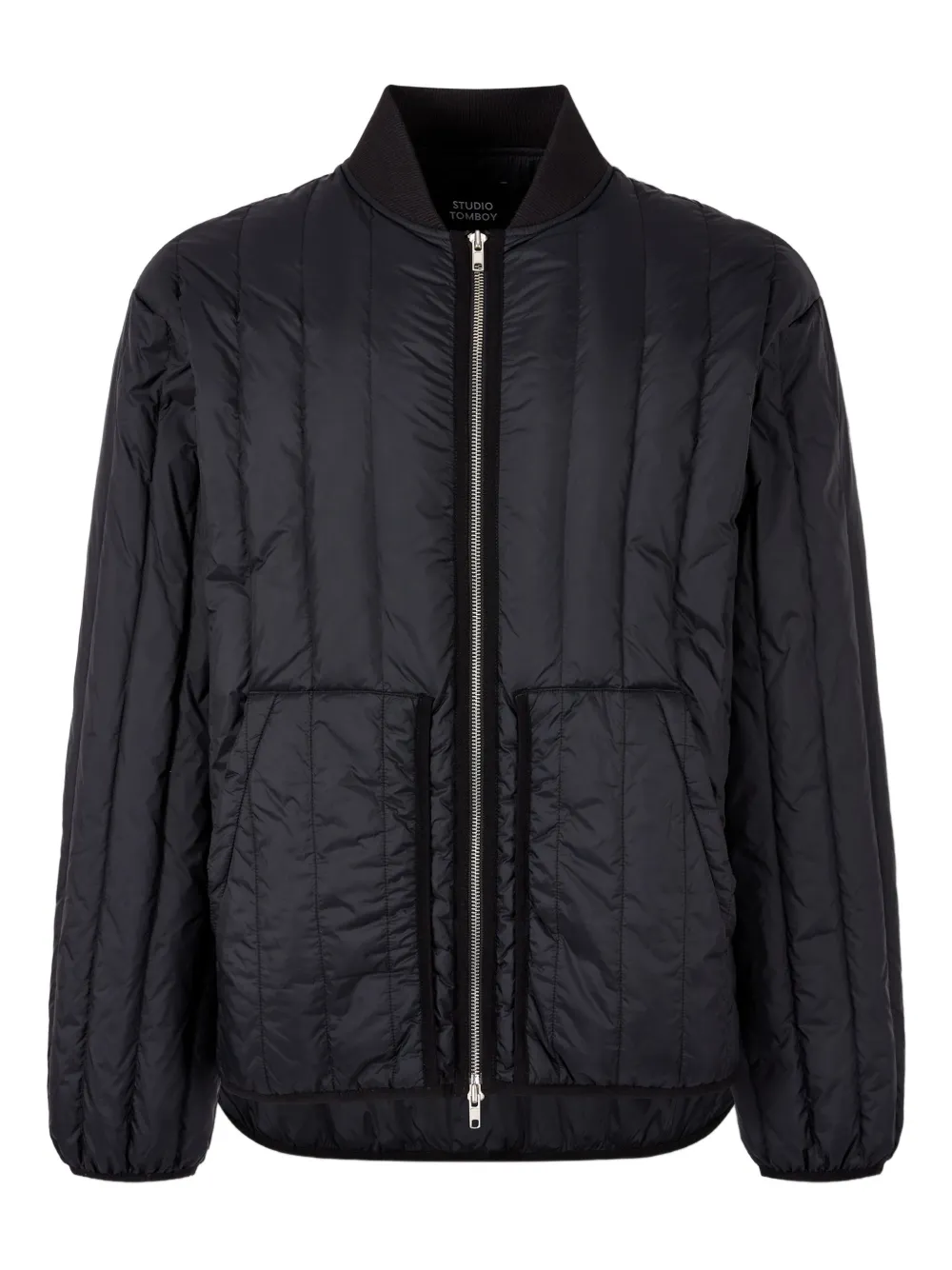 STUDIO TOMBOY patch-pocket padded jacket | Black | Image 1