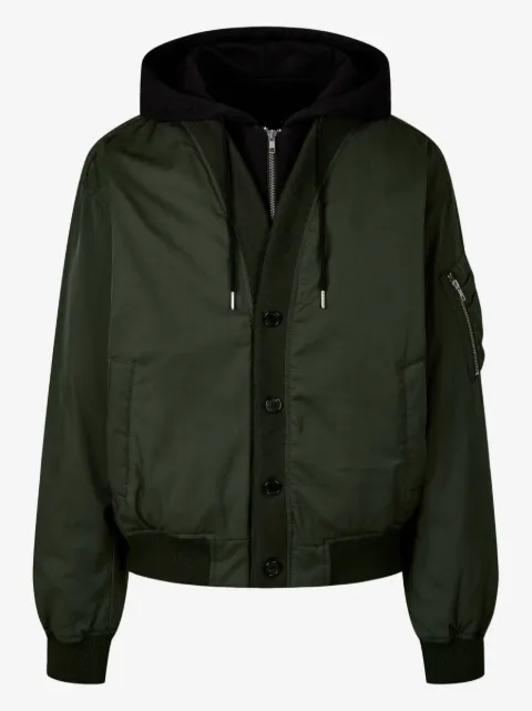 TOMBOY hooded down bomber jacket
