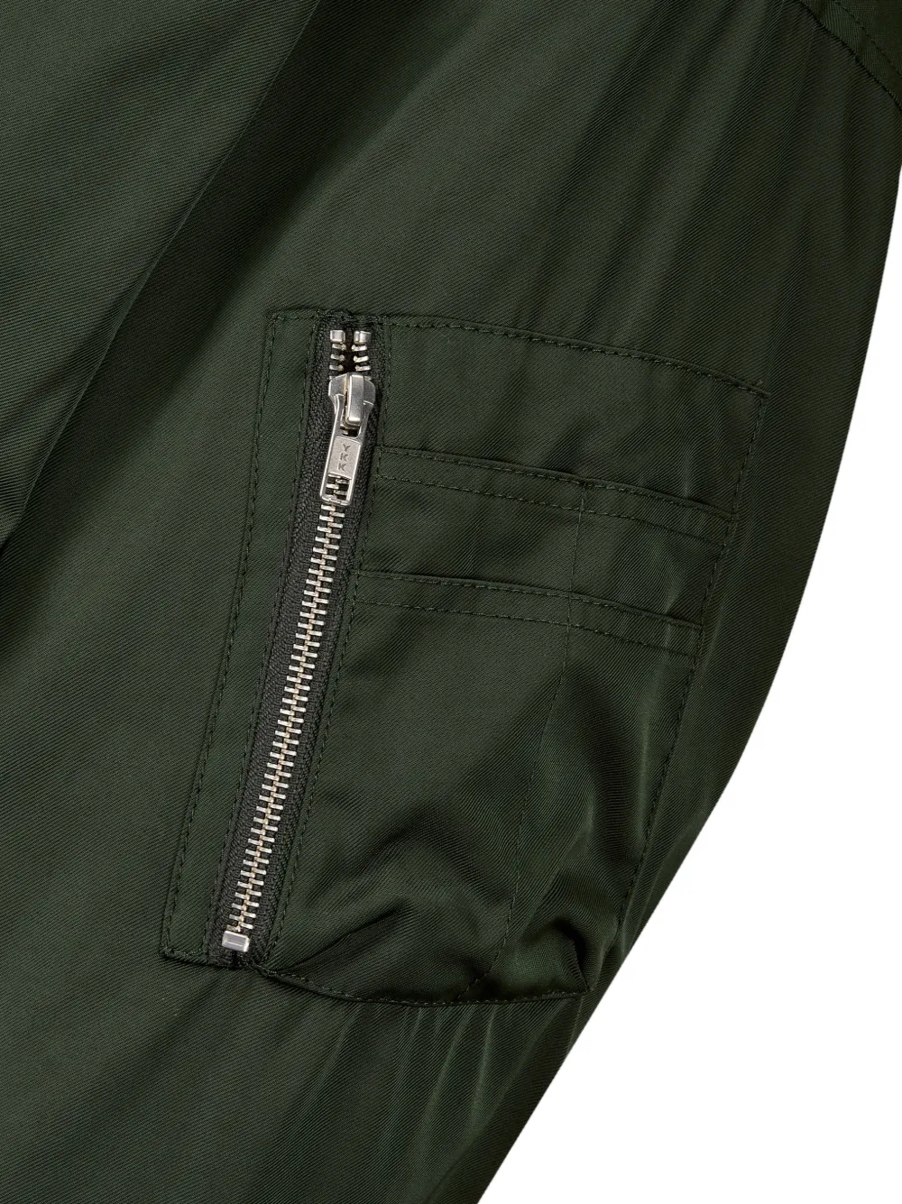 TOMBOY Bomberjack met capuchon Groen