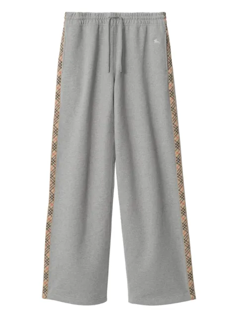 Burberry checkered-trim track pants