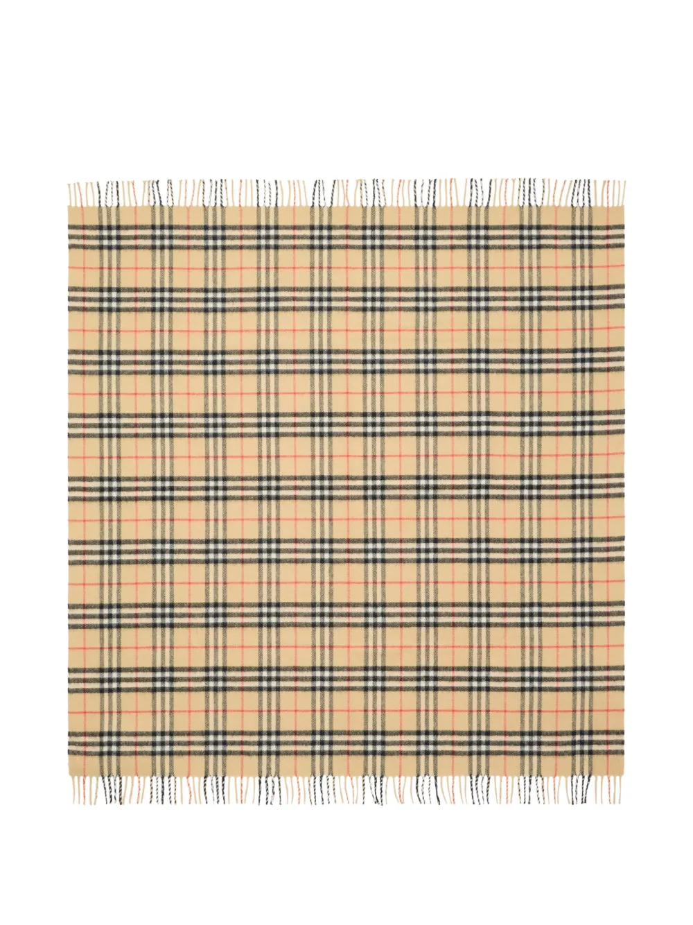Burberry Kids checkered blanket - Toni neutri