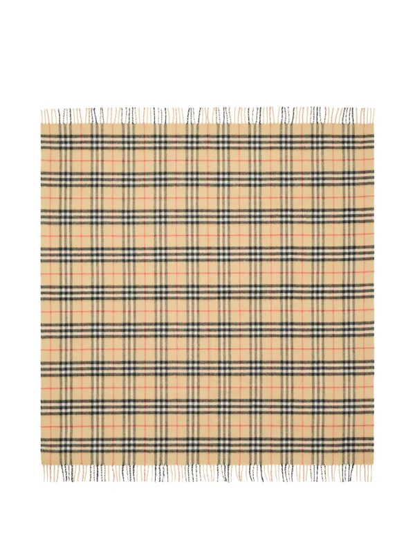 Burberry Kids チェック ブランケット | ニュートラル | FARFETCH JP