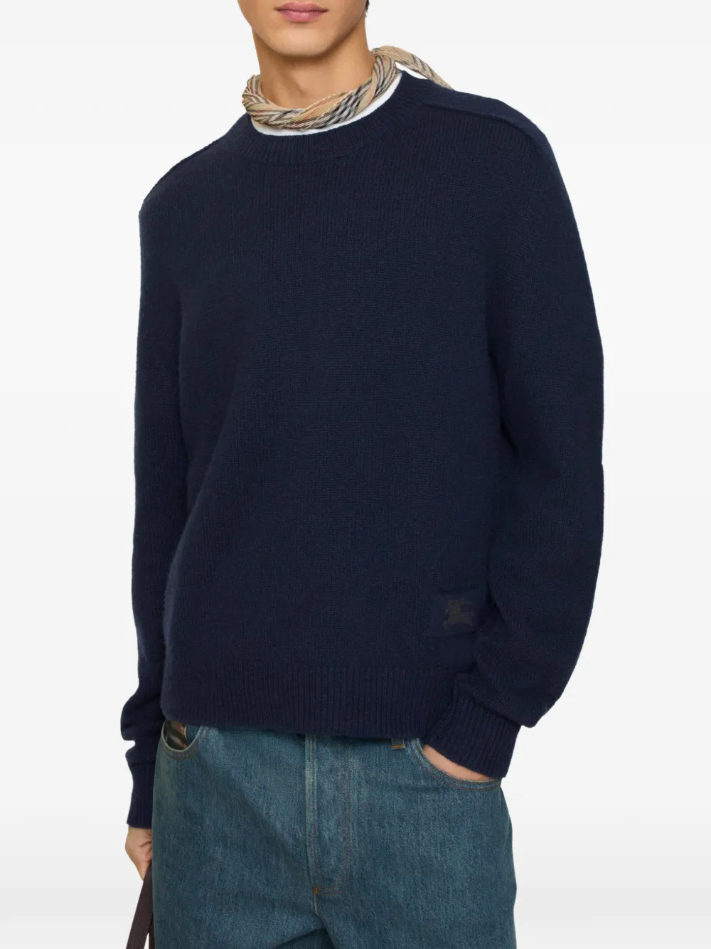 Burberry Trui van kasjmiermix - Blauw