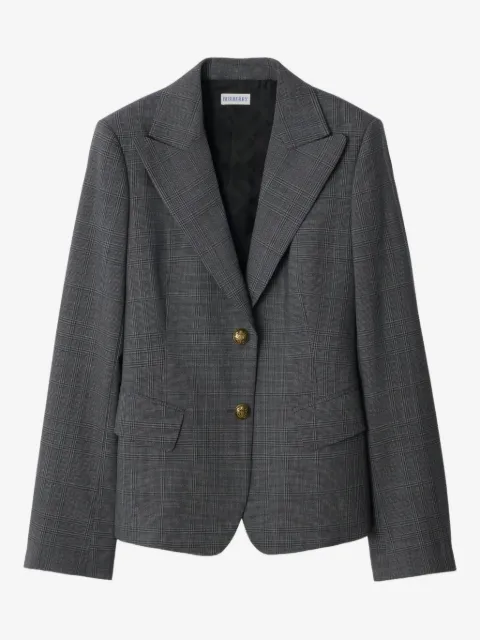 Burberry Check wool tailored jacket