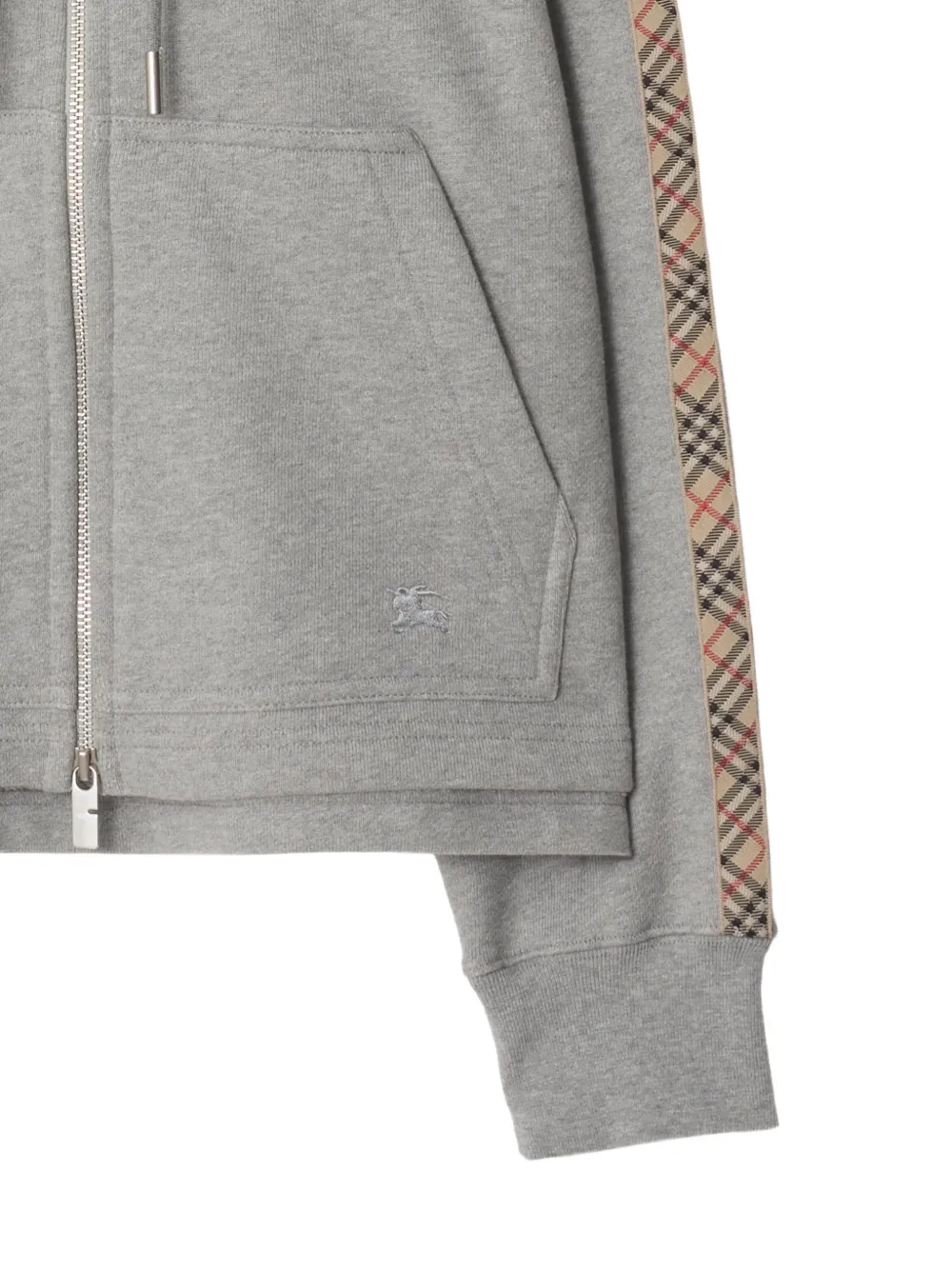 Burberry Hoodie met rits - Grijs
