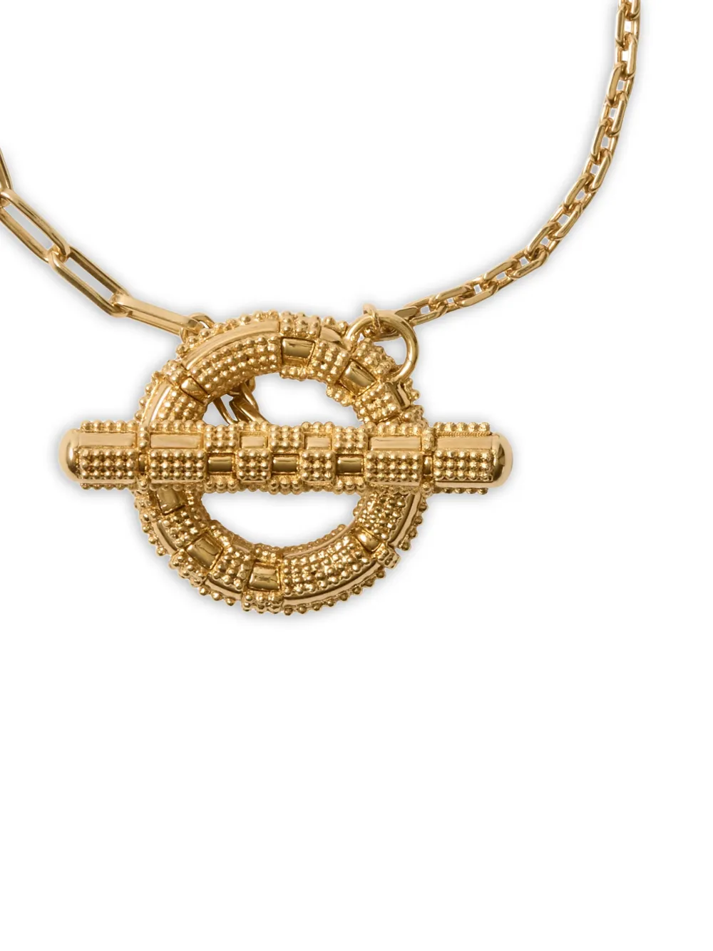 Burberry gold-plated Check Granulation bracelet - Goud