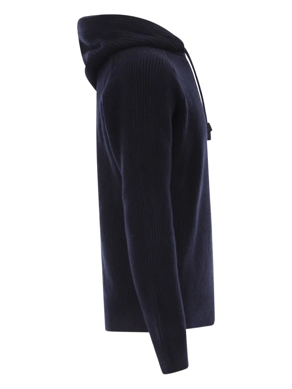 Tagliatore Long-sleeve Hooded Sweater In Black