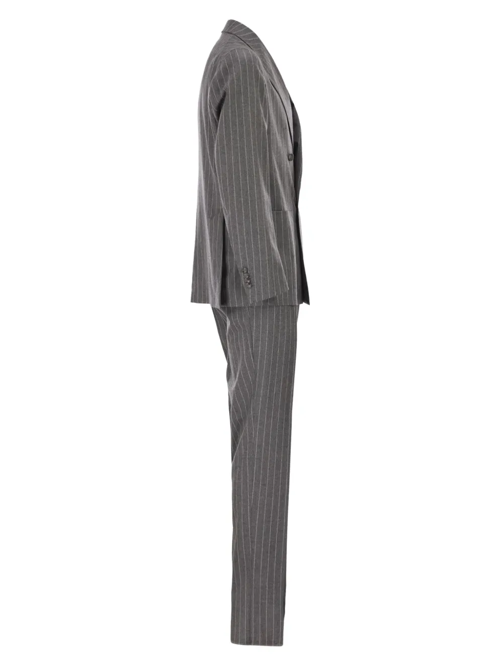 Tagliatore Double-breasted Suit In Superfine Virgin Wool In Multi