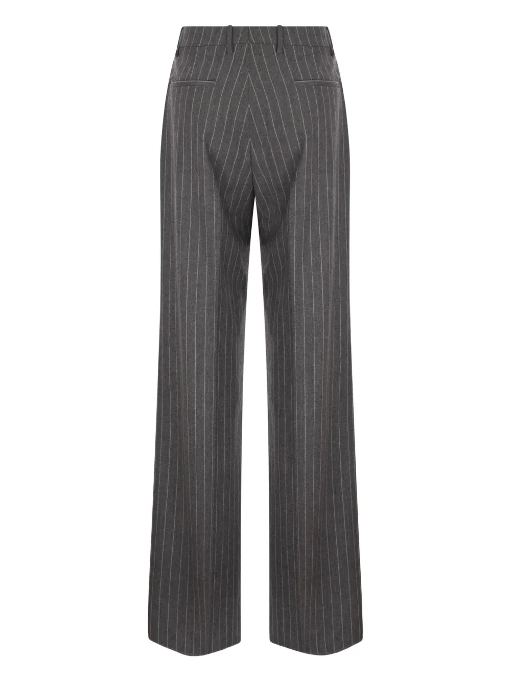 Tagliatore Wollen broek met krijtstreep - Grijs