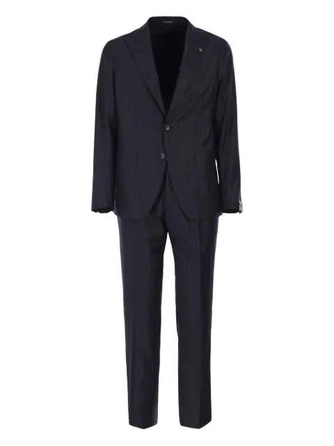 Tagliatore peak-lapels pinstripe suit