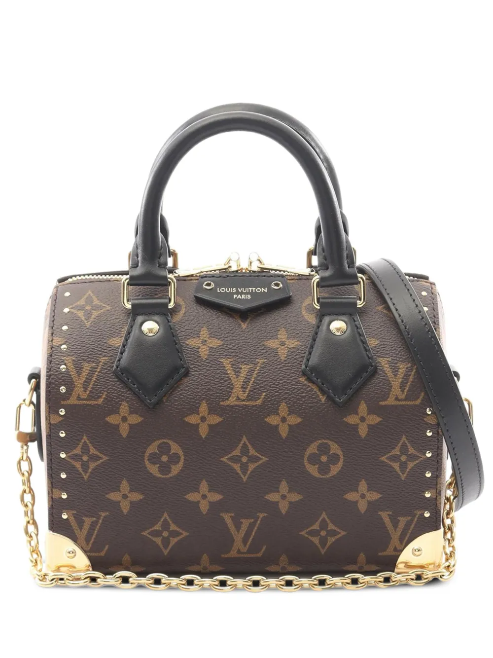Louis Vuitton Pre-Owned 2021-2025 Monogram Speedy Trunk 20 satchel - Louis Vuitton Pre-Owned 2021-2025 Monogram Speedy Trunk 20 satchel -