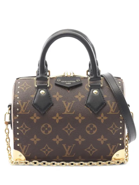 Louis Vuitton Pre-Owned bolsa satchel Monogram Speedy Trunk 20 2021-2025