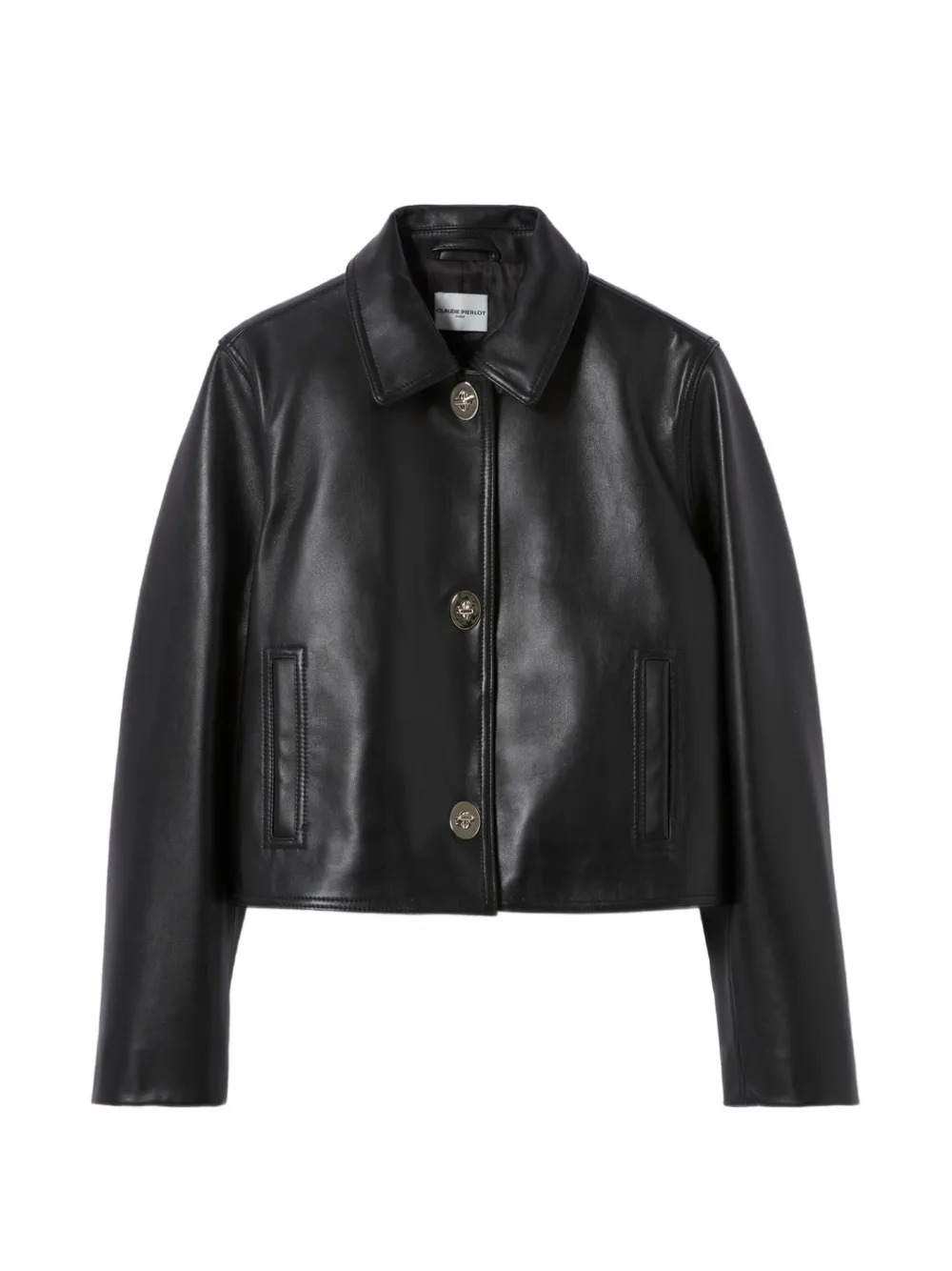 Claudie Pierlot buttoned cropped jacket - Nero