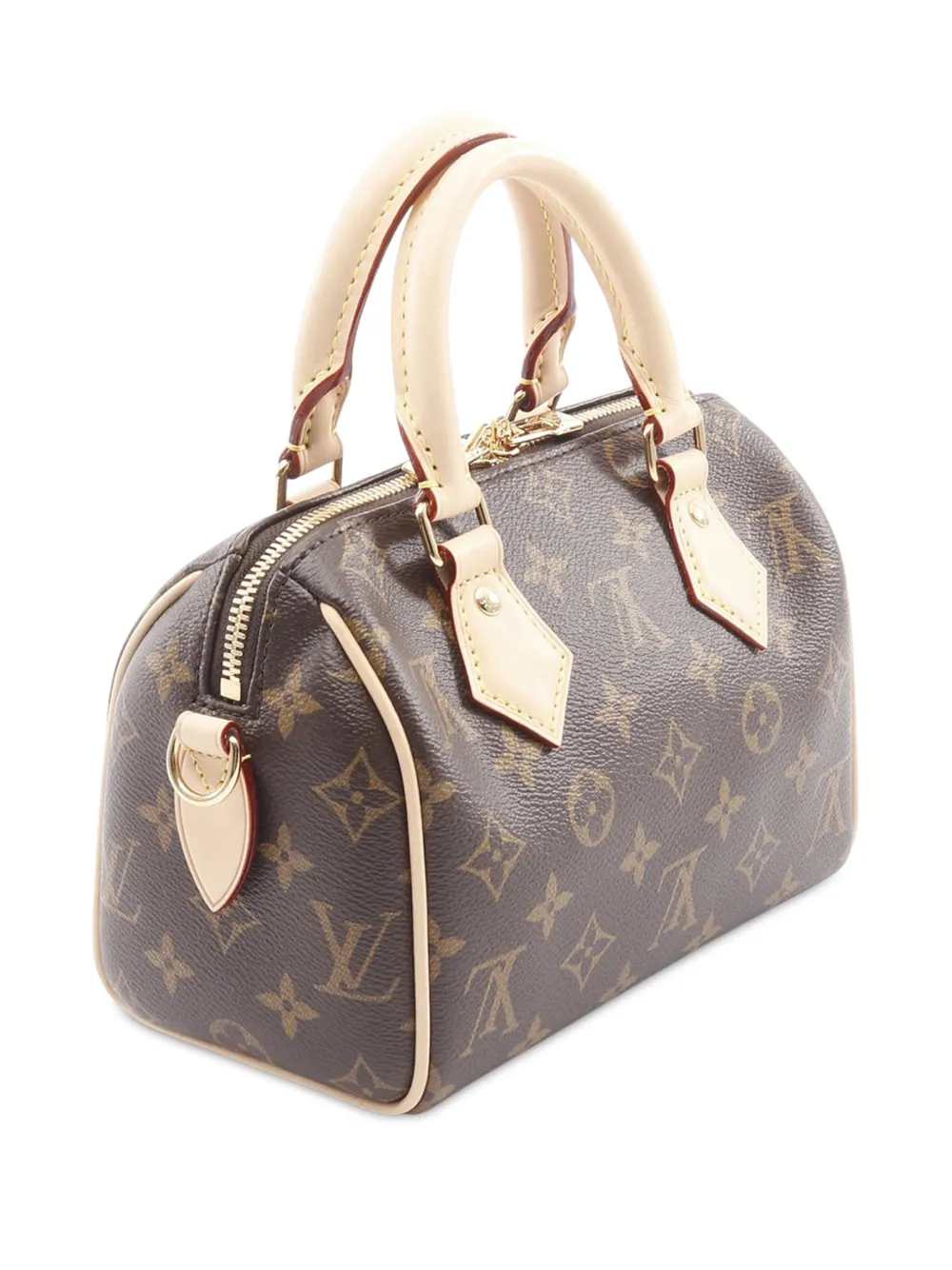 LOUIS VUITTON Pre-owned 2021-2025 Monogram Speedy Bandouliere 20 Satchel In Brown