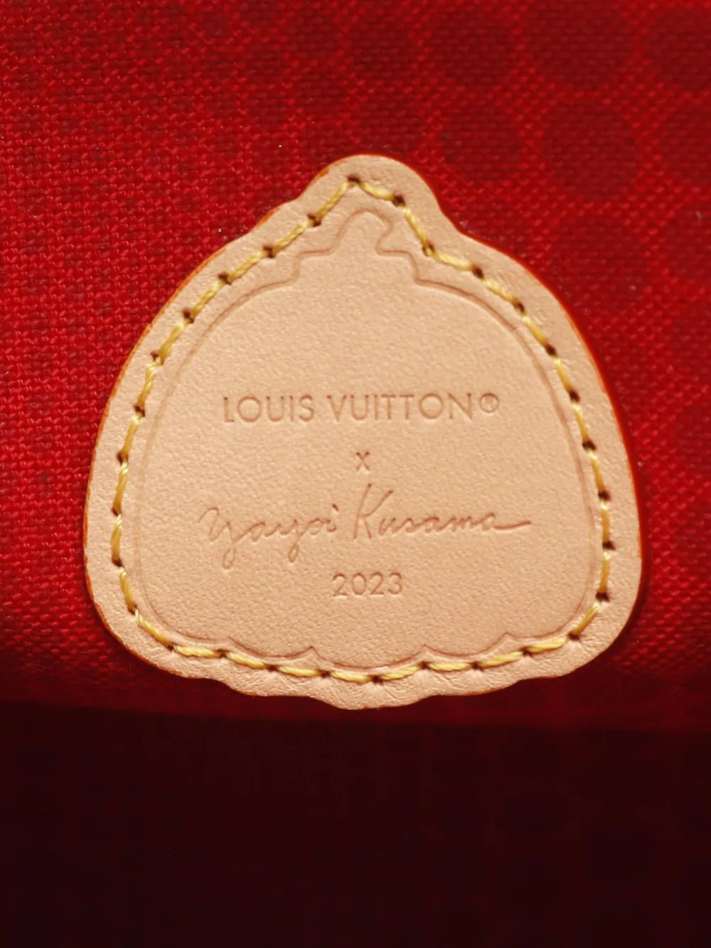 Pre-owned Louis Vuitton 2021-2025 X Yayoi Kusama Monogram Onthego Pm Satchel In Brown