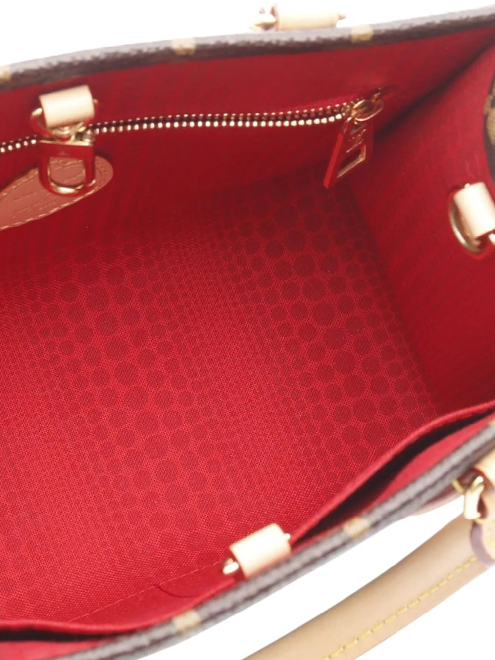 Pre-owned Louis Vuitton 2021-2025 X Yayoi Kusama Monogram Onthego Pm Satchel In Brown