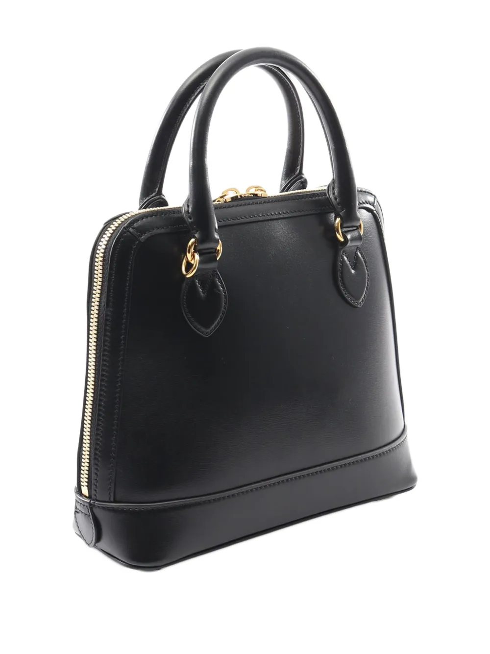 GUCCI Pre-owned 2016-2025 Small Leather Horsebit 1955 Satchel In Black