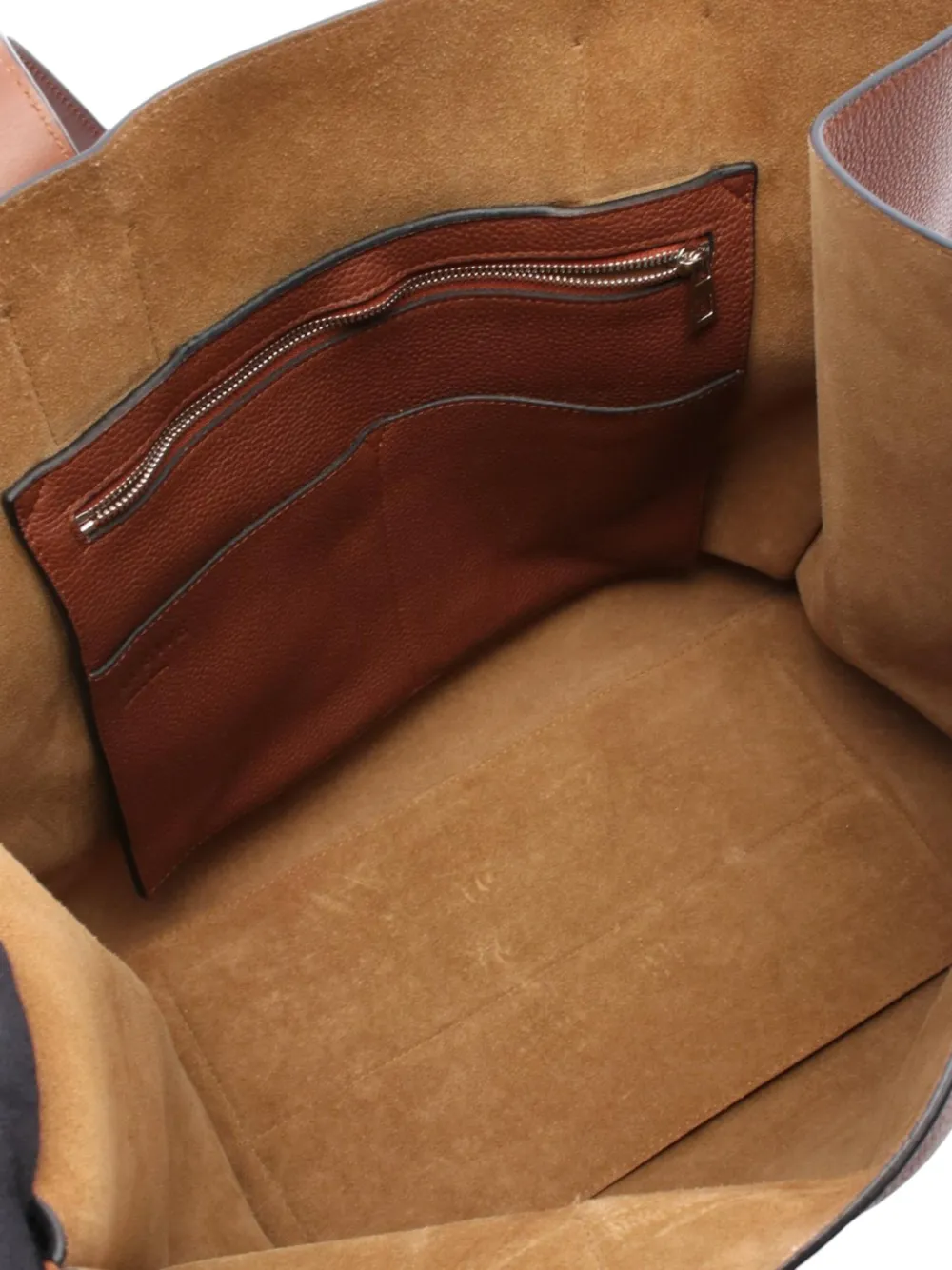 LOEWE Pre-owned 2010-2025 Leather Buckle Tote Bag In Brown