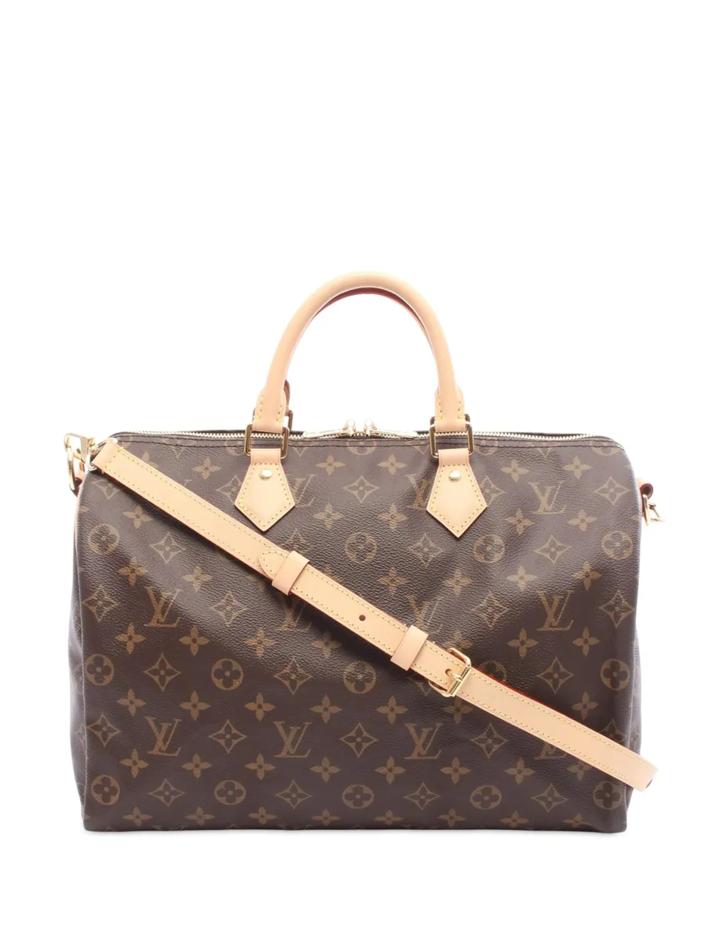 Louis Vuitton Pre-Owned 2021-2025 Monogram Speedy Bandouliere 35 Louis Vuitton Pre-Owned 2021-2025 Monogram Speedy Bandouliere 35