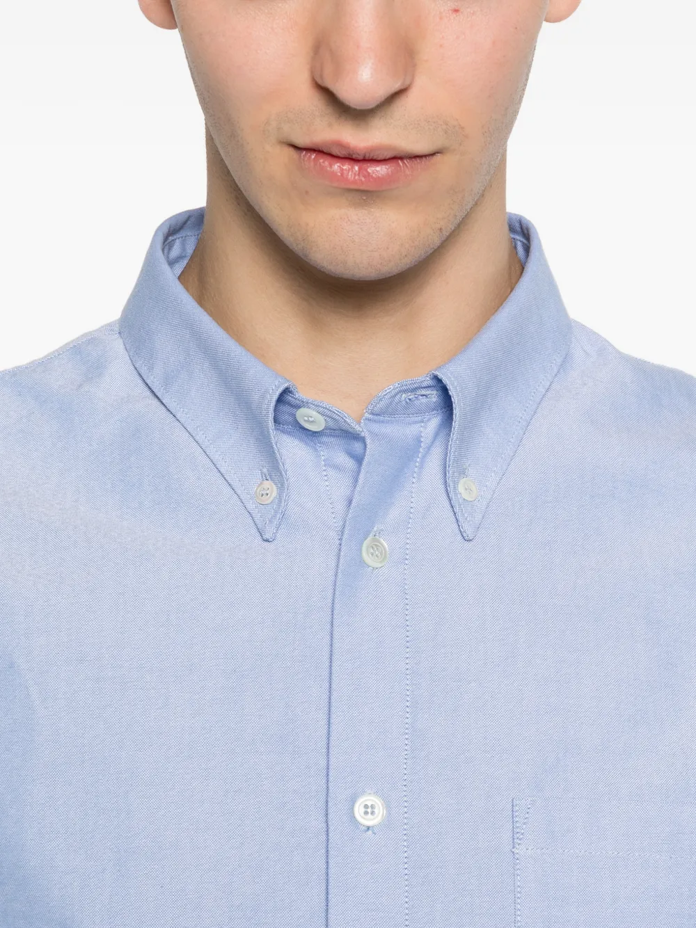 A.P.C. New Greg button-down overhemd Blauw