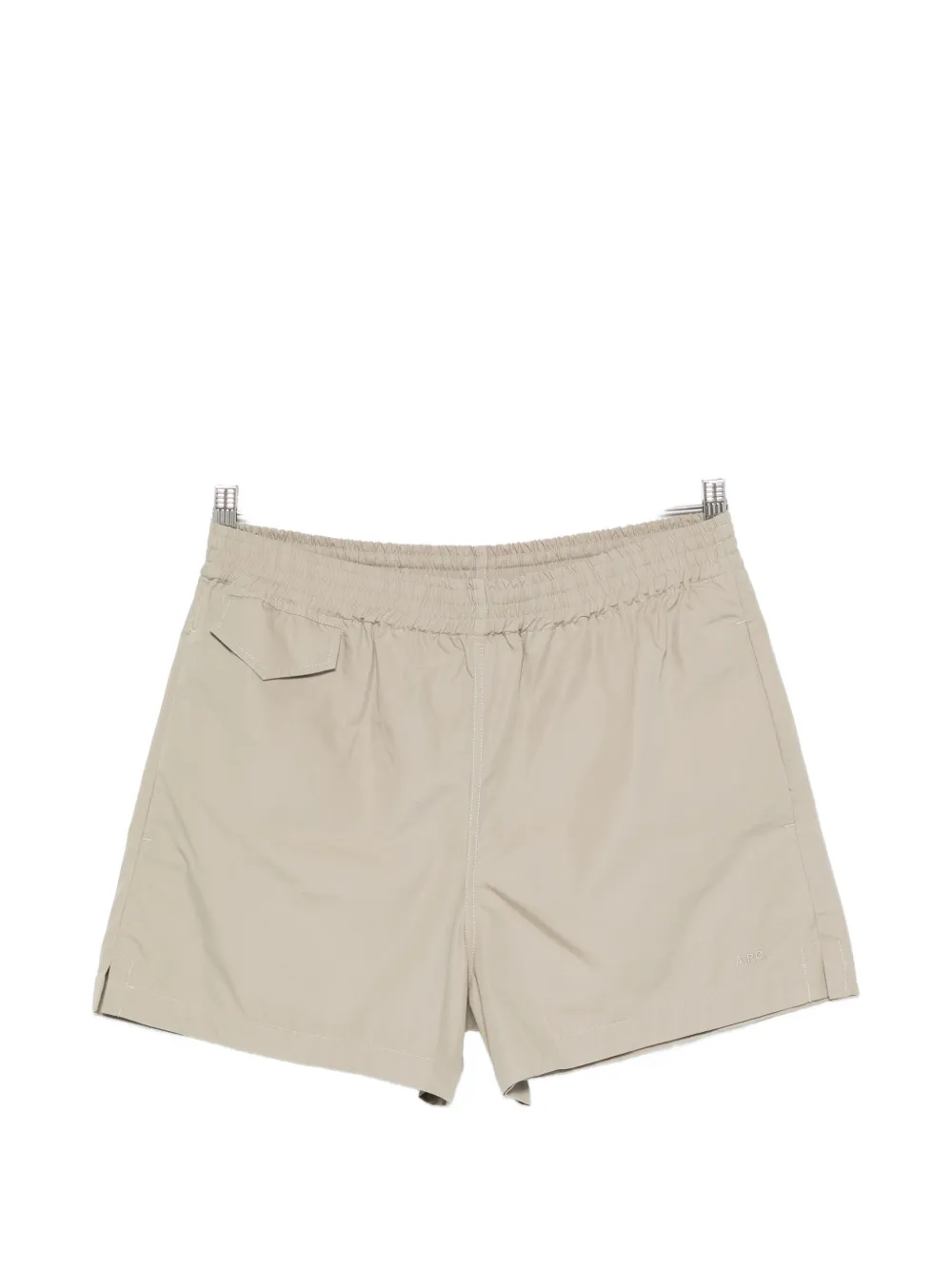 A.P.C. elasticated-waistband shorts - Grigio