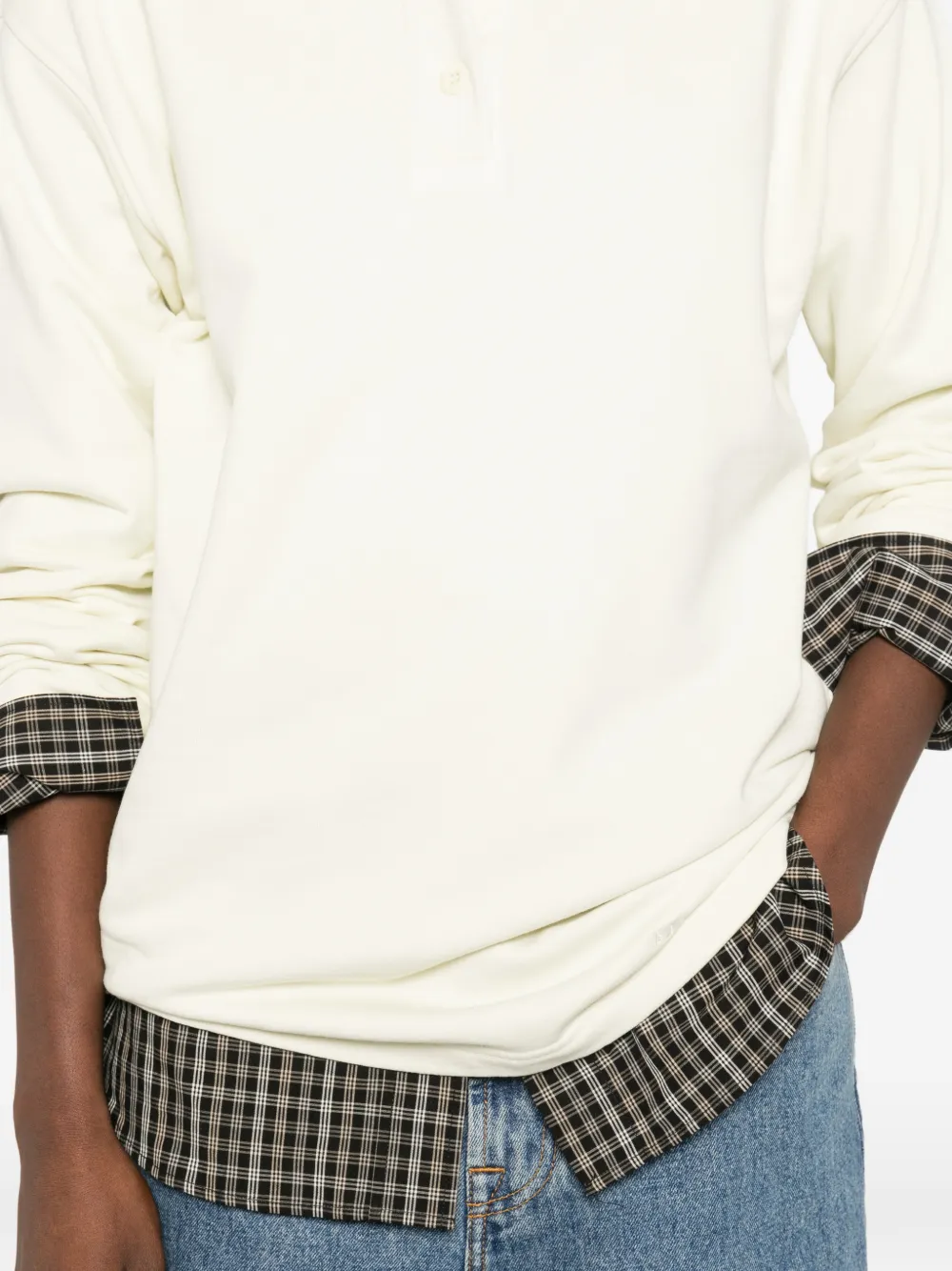 A.P.C. Polotop met lange mouwen Beige